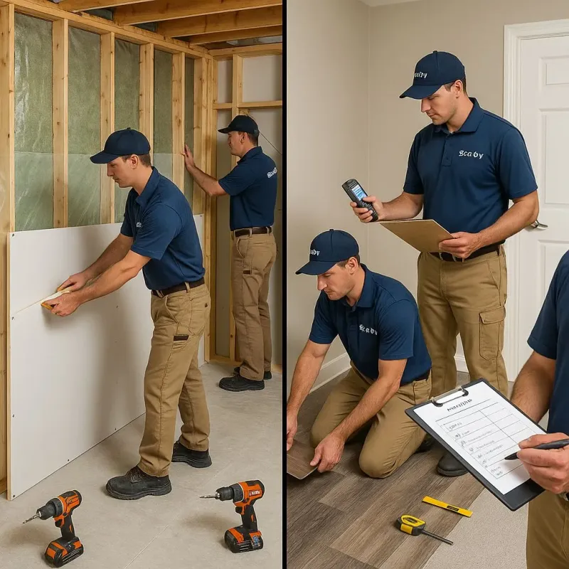 Repairs and Reconstruction process in Central Waterford, CT